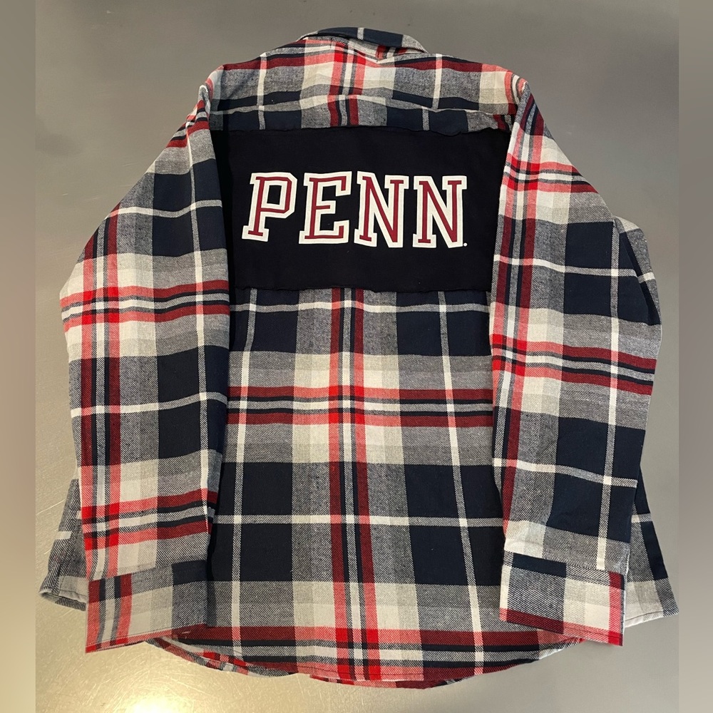 University of Pennsylvania patch flannel